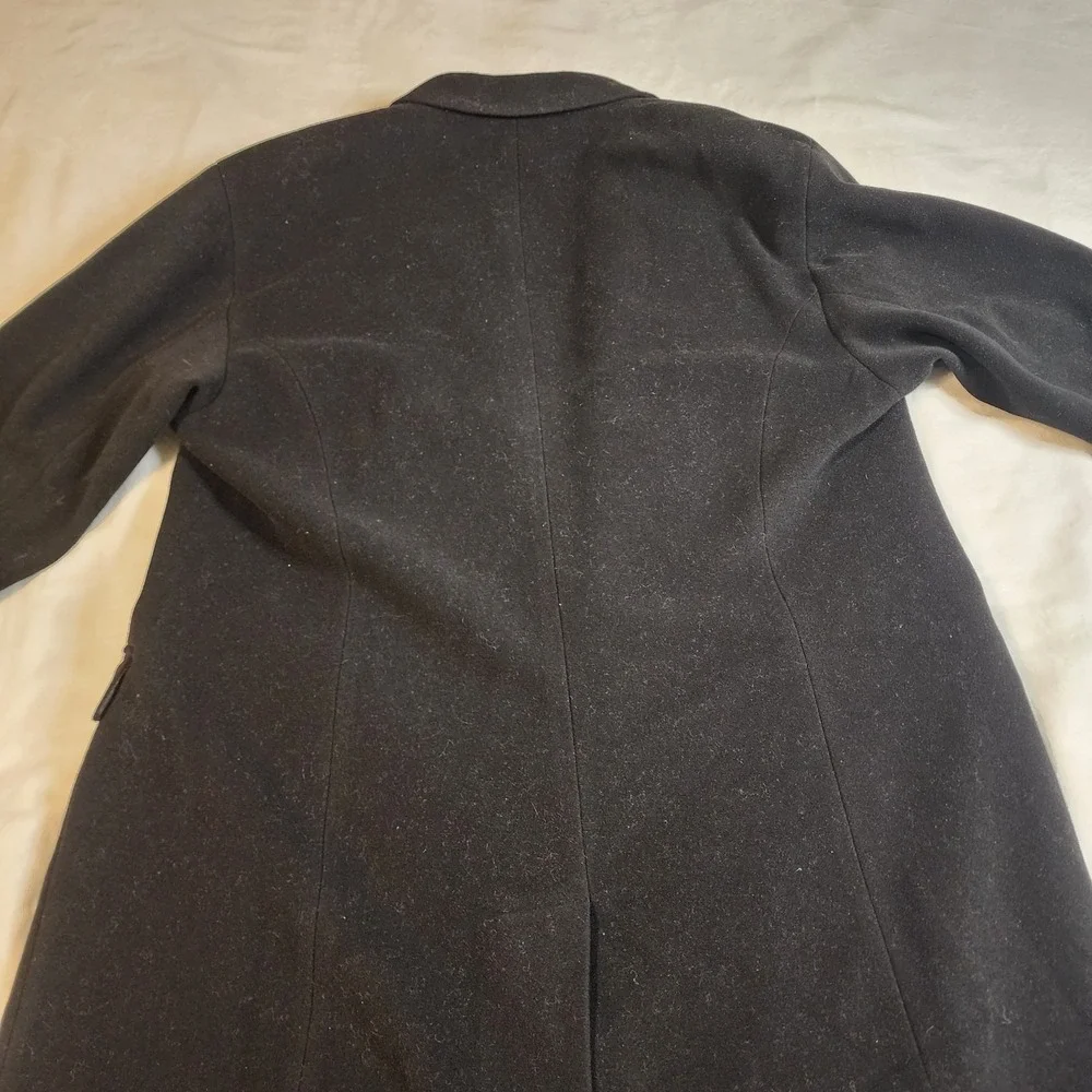 Vintage 80's Marithe Francois Girbaud MOMENTO DUE Collection Wool Trench Coat